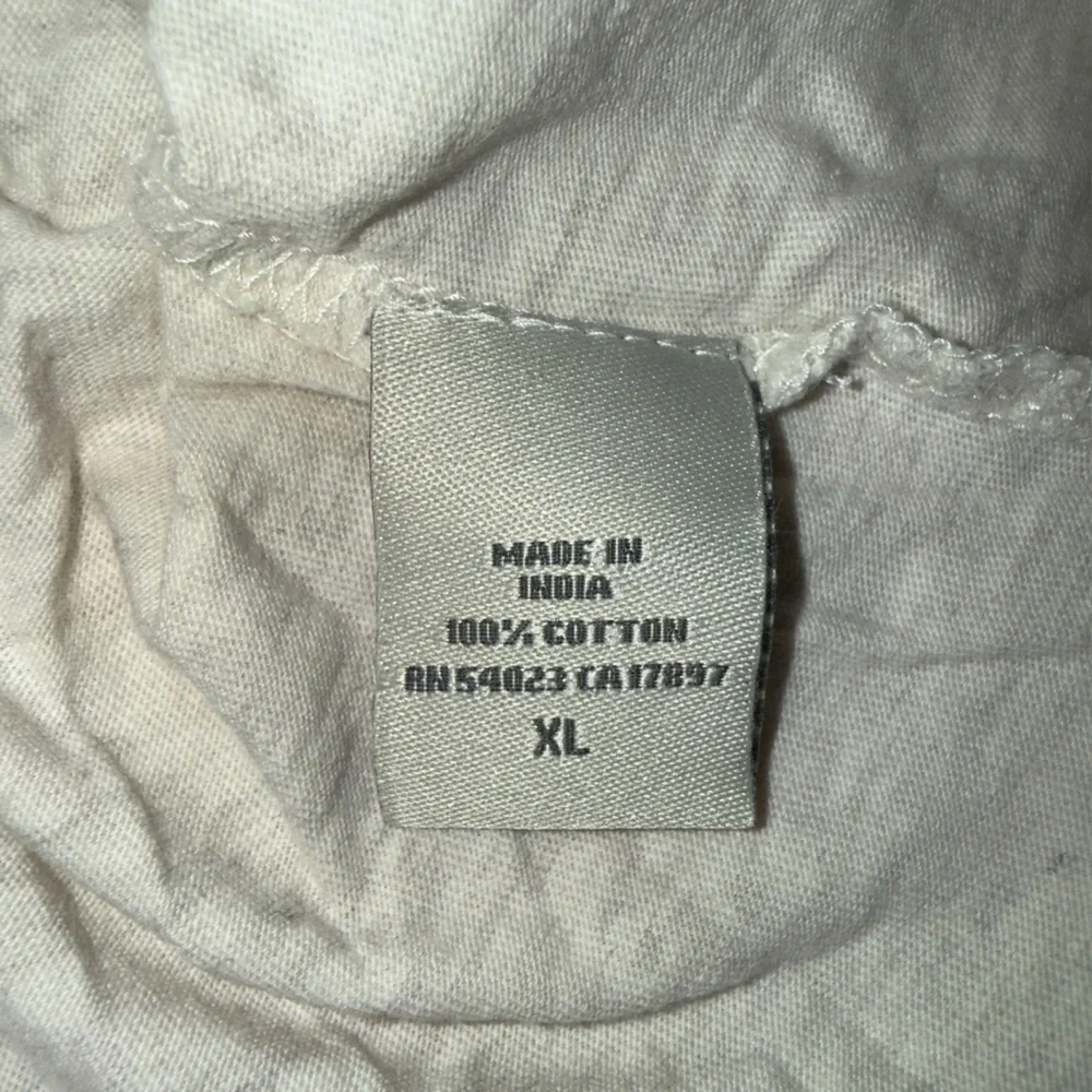 Banana Republic Beige Ringer Tee with Brown Accents